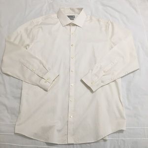 Slim fit button up dress shirt